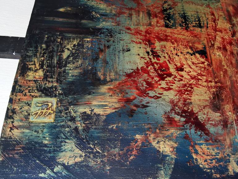 Original Abstract Painting by Aloo San