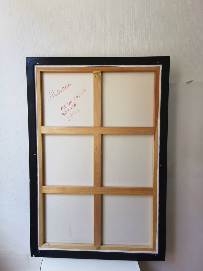 Original Expressionism Fantasy Painting by Aloo San