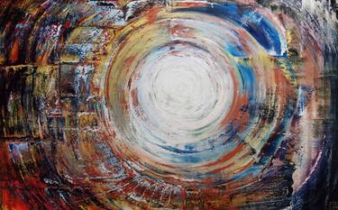 Original Abstract Outer Space Paintings by Aloo San