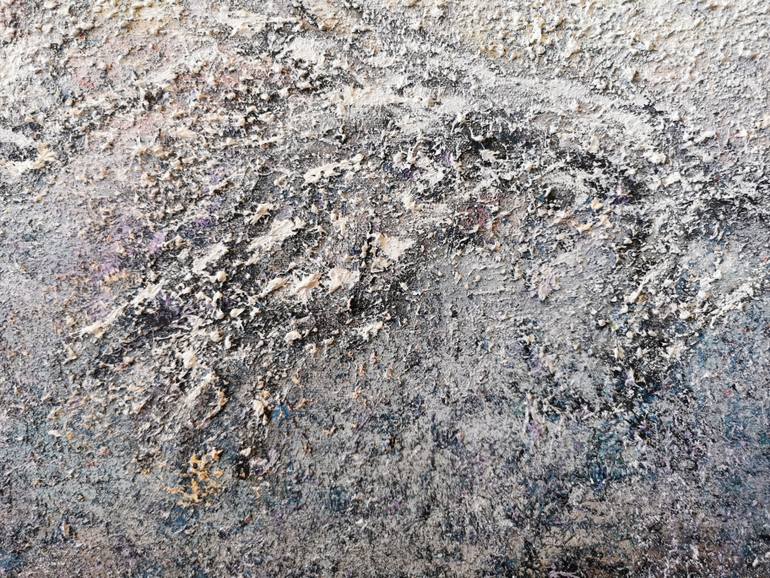 Original Abstract Expressionism Abstract Painting by Aloo San