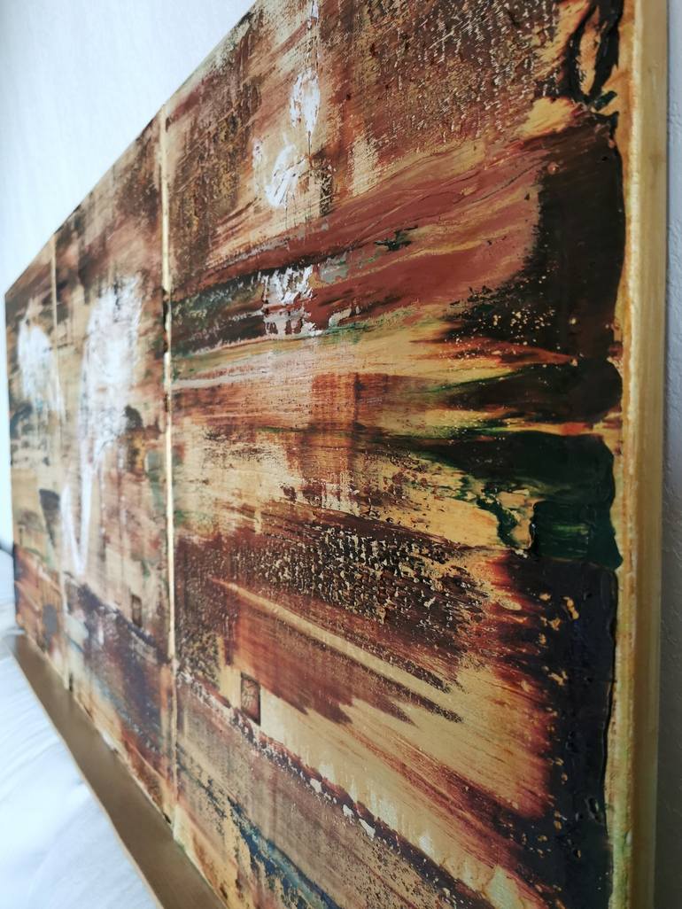 Original Abstract Expressionism Health & Beauty Painting by Aloo San