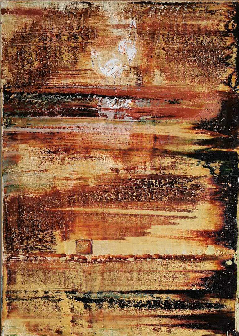 Original Abstract Expressionism Health & Beauty Painting by Aloo San
