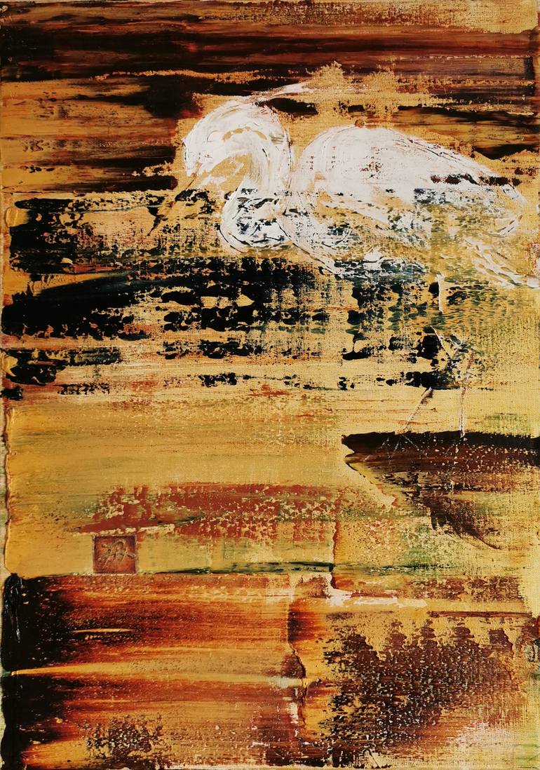 Original Abstract Expressionism Health & Beauty Painting by Aloo San