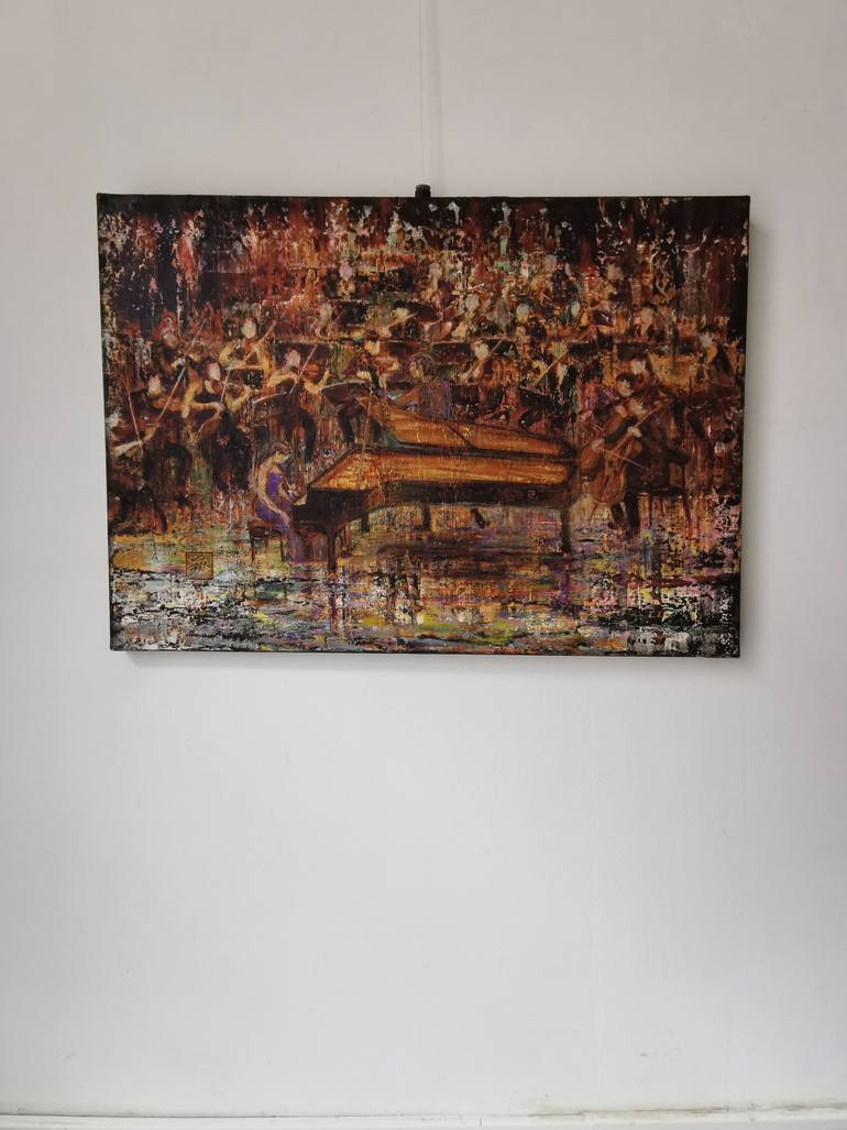 Original Abstract Expressionism Pop Culture/Celebrity Painting by Aloo San