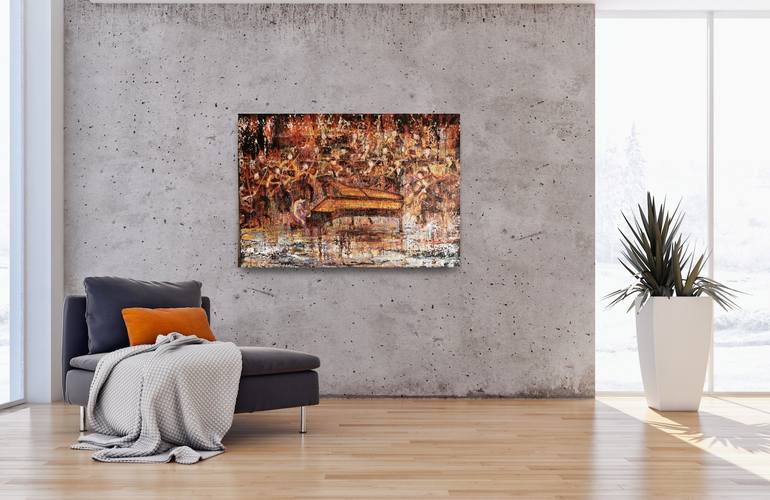 Original Abstract Expressionism Pop Culture/Celebrity Painting by Aloo San