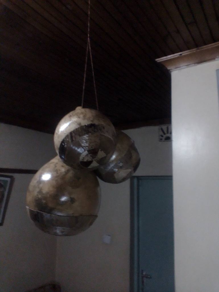 Original Art Deco Still Life Sculpture by Moses Wahome Nderi