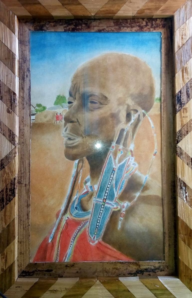 Original Culture Painting by Moses Wahome Nderi