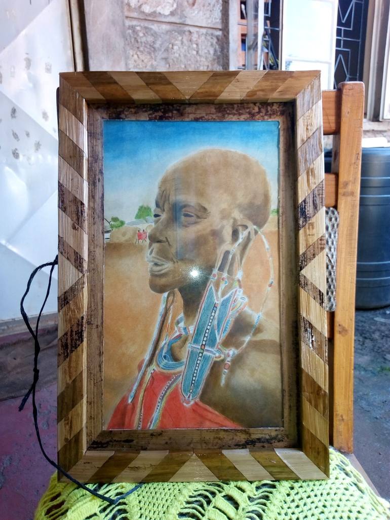 Original Fine Art Culture Painting by Moses Wahome Nderi