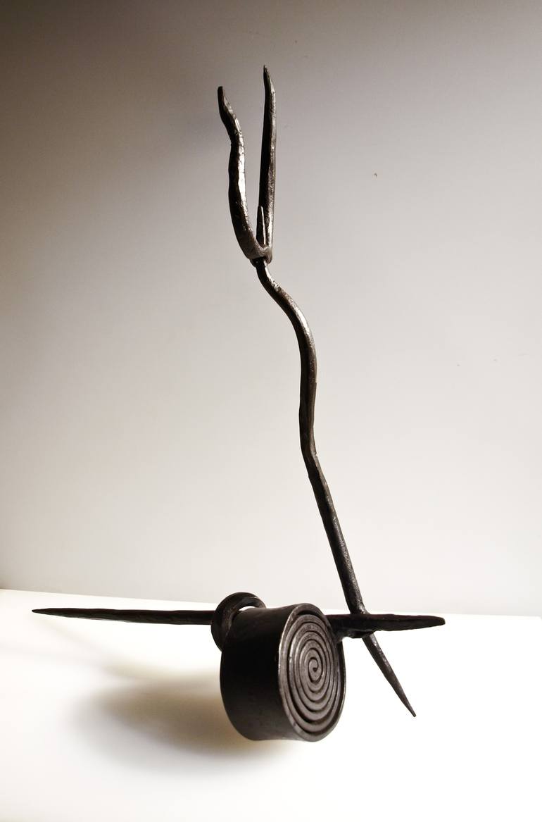 Original Abstract Sculpture by Juan Luis Estevez