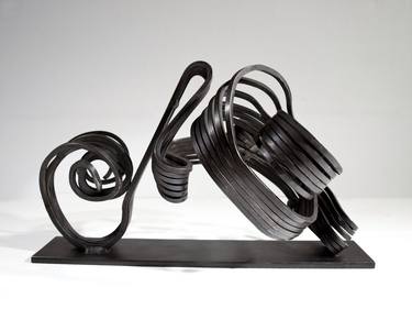 Original Abstract Sculpture by Juan Luis Estevez