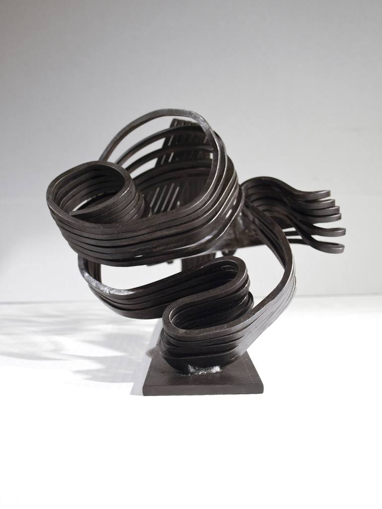 Original Abstract Sculpture by Juan Luis Estevez