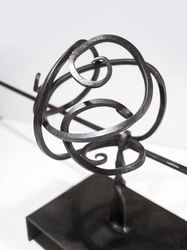 Original Abstract Sculpture by Juan Luis Estevez