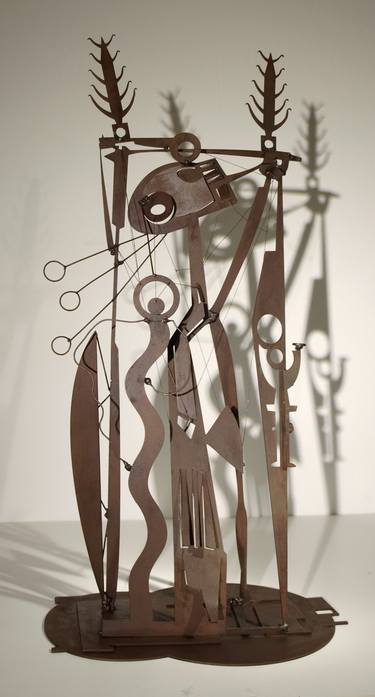 Original Abstract Sculpture by Juan Luis Estevez