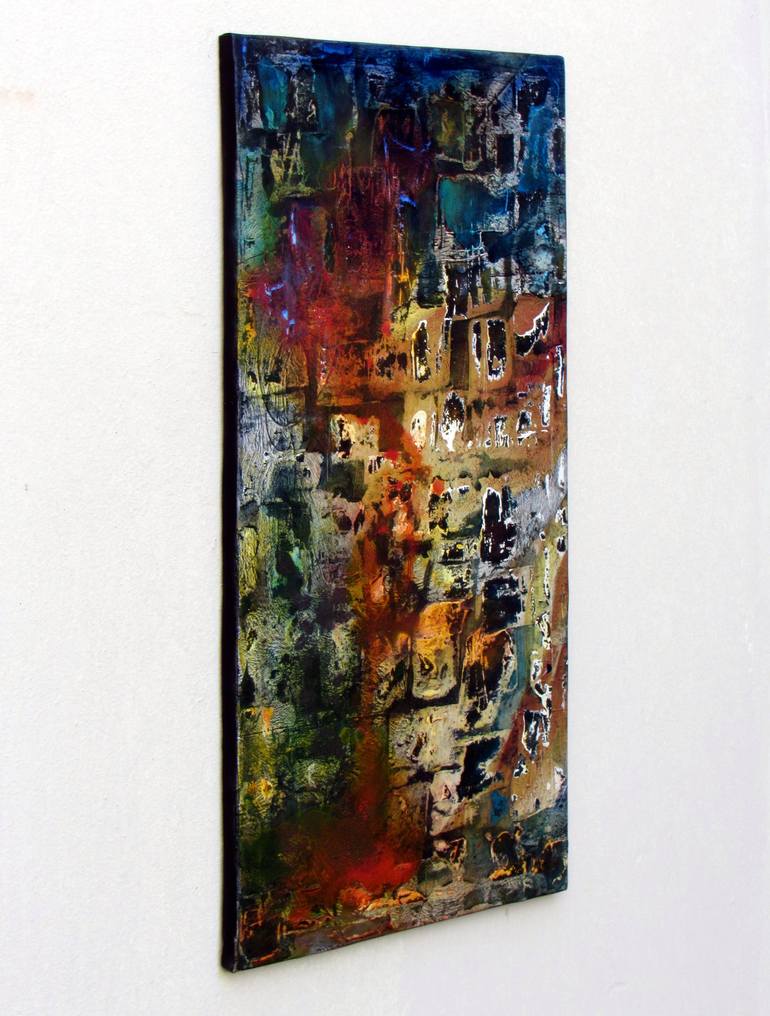 Original Abstract Expressionism Abstract Mixed Media by Claudio Boczon