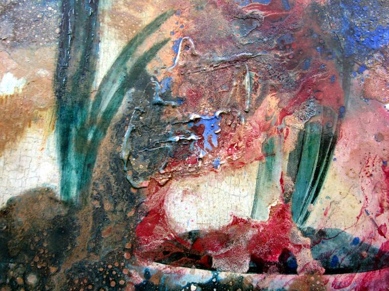 Original Abstract Expressionism Abstract Mixed Media by Claudio Boczon