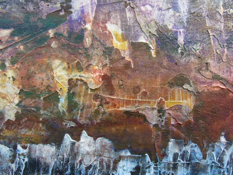 Original Abstract Expressionism Landscape Mixed Media by Claudio Boczon