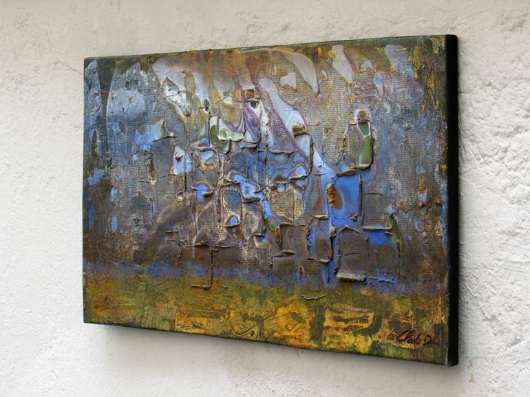 Original Abstract Expressionism Landscape Mixed Media by Claudio Boczon
