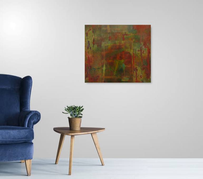 Original Abstract Geometric Painting by Claudio Boczon