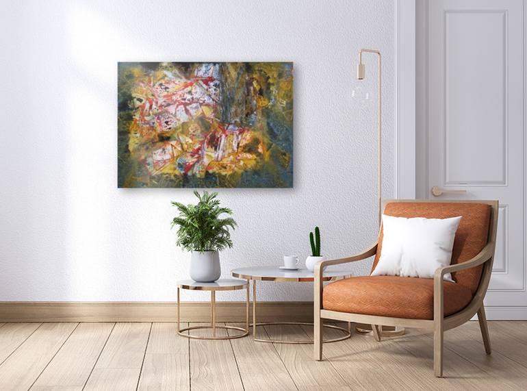 Original Abstract Expressionism Abstract Painting by Claudio Boczon