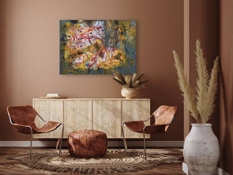 Original Abstract Expressionism Abstract Painting by Claudio Boczon