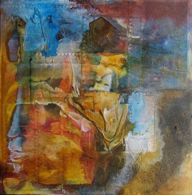 Original Abstract Expressionism Abstract Collage by Claudio Boczon