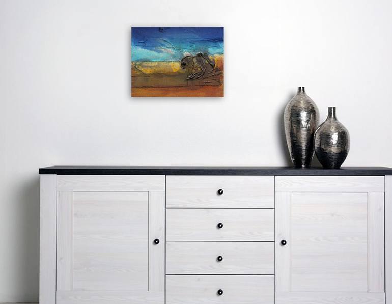 Original Abstract Landscape Painting by Claudio Boczon