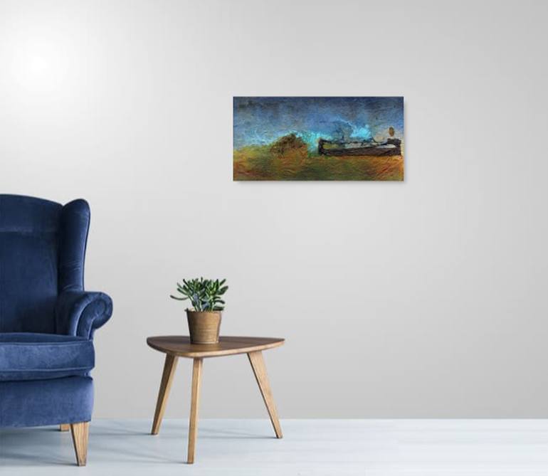 Original Abstract Landscape Painting by Claudio Boczon