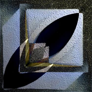 Print of Abstract Geometric Mixed Media by Claudio Boczon