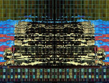 Original Abstract Architecture Mixed Media by Claudio Boczon
