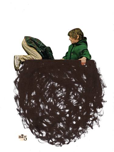 Original Figurative Abstract Collage by Mark Kaufman