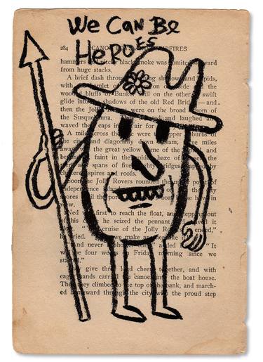 Original Dada Typography Drawings by Mark Kaufman