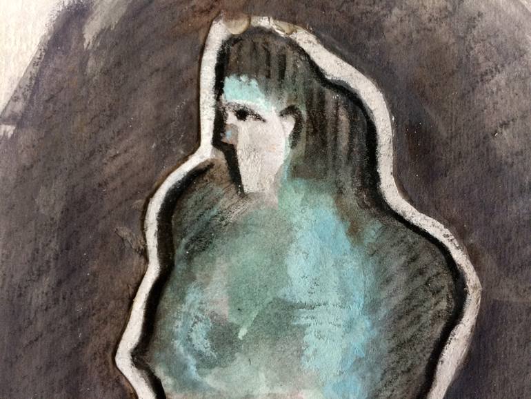 Original Expressionism People Painting by Samuray Akarvardar