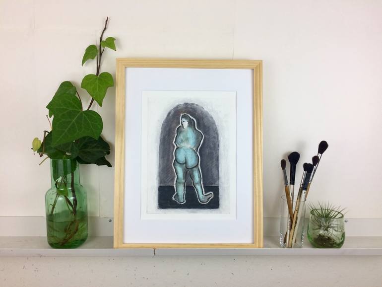 Original Expressionism People Painting by Samuray Akarvardar