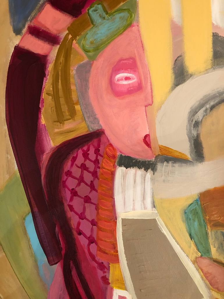 Original Contemporary People Painting by Gali Naveh-Stern