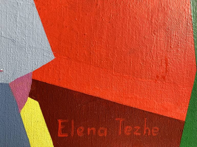 Original Abstract Food & Drink Painting by Elena Tezhe