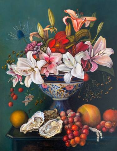 Original Botanic Paintings by Elena Tezhe