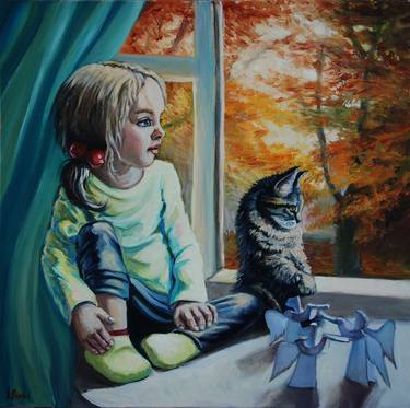 Print of Children Paintings by Halyna Mur