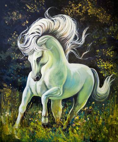 Print of Modern Horse Paintings by Halyna Mur