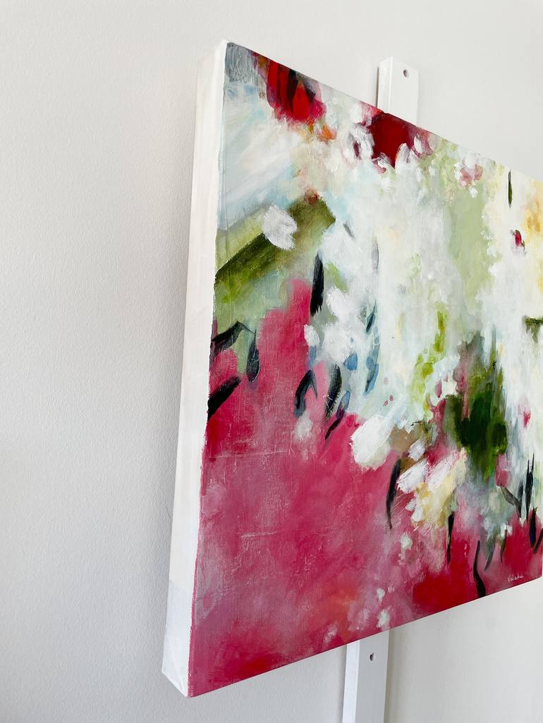 Original Abstract Expressionism Abstract Painting by Jani Vallentimi