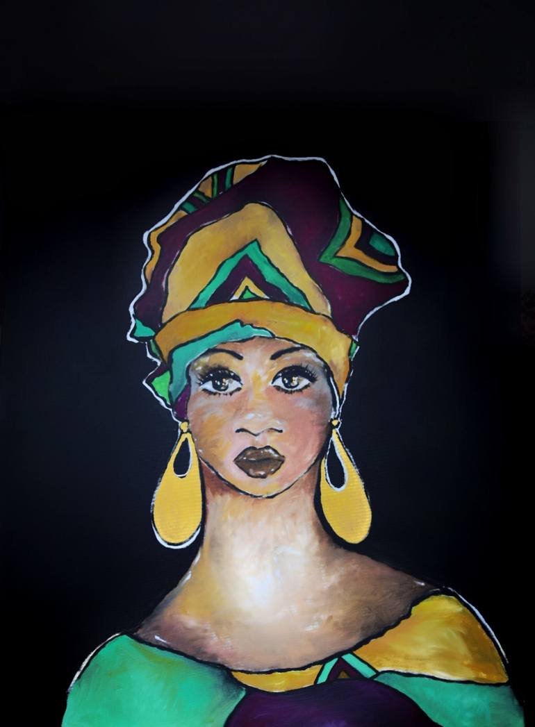 Zuhrah Painting by Mimi Overtveld | Saatchi Art