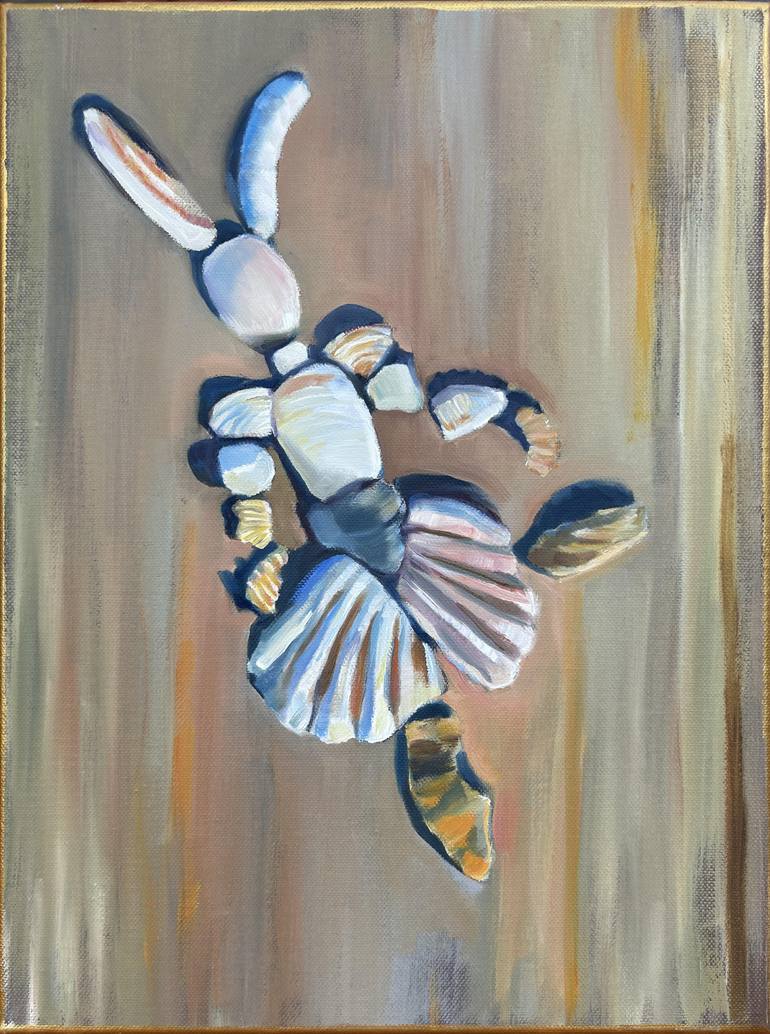 Original Realism Fantasy Painting by Ludmila Borjagina