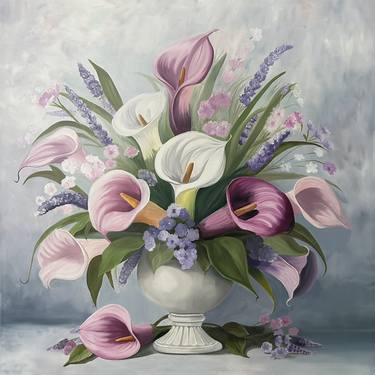 Original Contemporary Floral Paintings by Claire Donachie