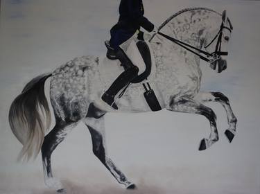 Print of Fine Art Horse Paintings by Claire Donachie