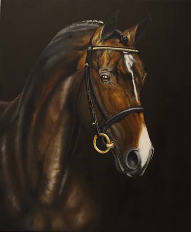 Print of Fine Art Horse Paintings by Claire Donachie