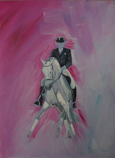 Print of Fine Art Horse Paintings by Claire Donachie