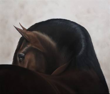 Print of Horse Paintings by Claire Donachie