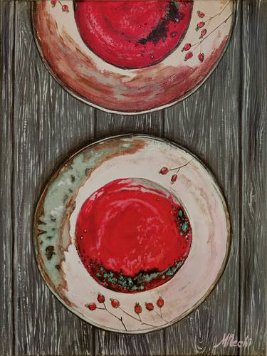 Favorite masterpieces of . Red plates. thumb