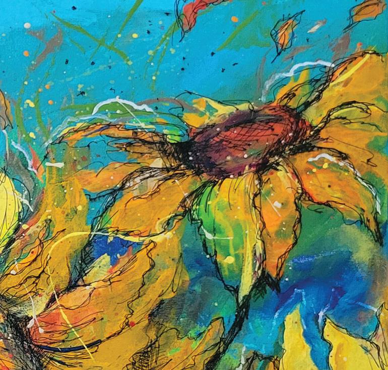 Original Expressionism Abstract Painting by Liudmyla Koveshnikova