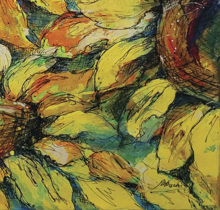 Original Expressionism Abstract Painting by Liudmyla Koveshnikova
