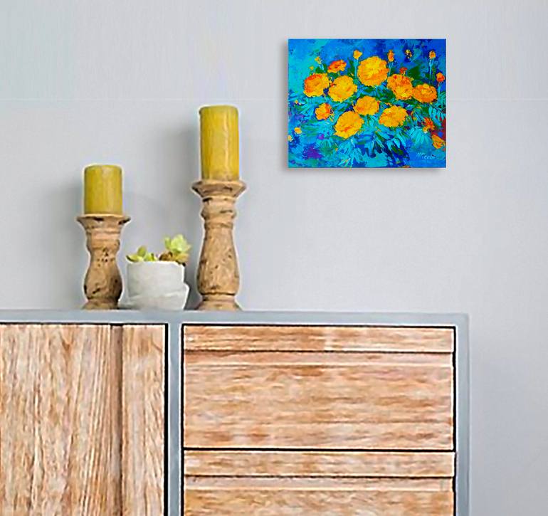 Original Art Deco Abstract Painting by Liudmyla Koveshnikova